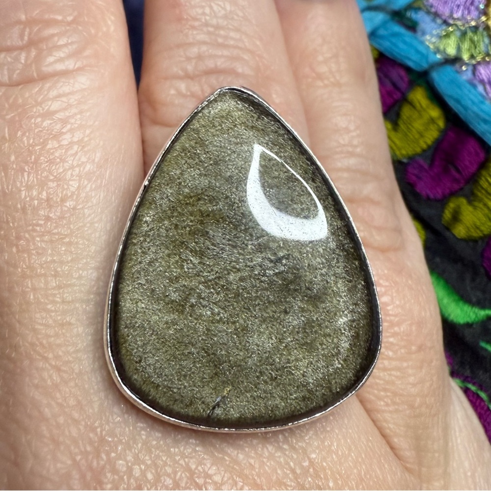 Obsidian Sheen Ring 8